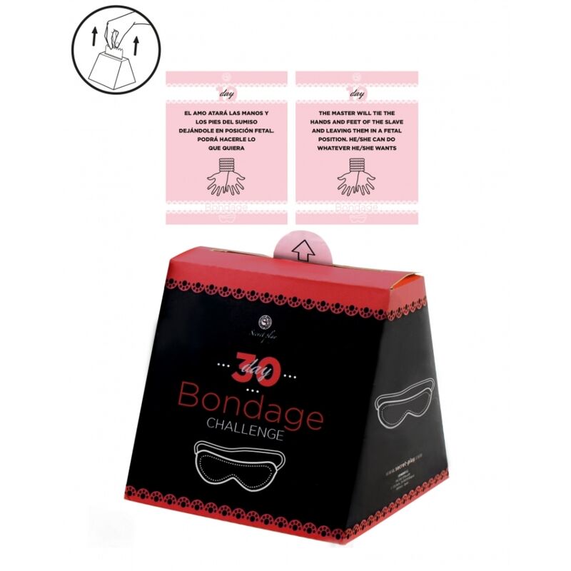 Jogo de cartas SECRETPLAY Desafio 30 Dias de Bondage