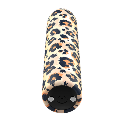 Balas Vibratórias Recarregáveis Leopardo com 10 Intensidades