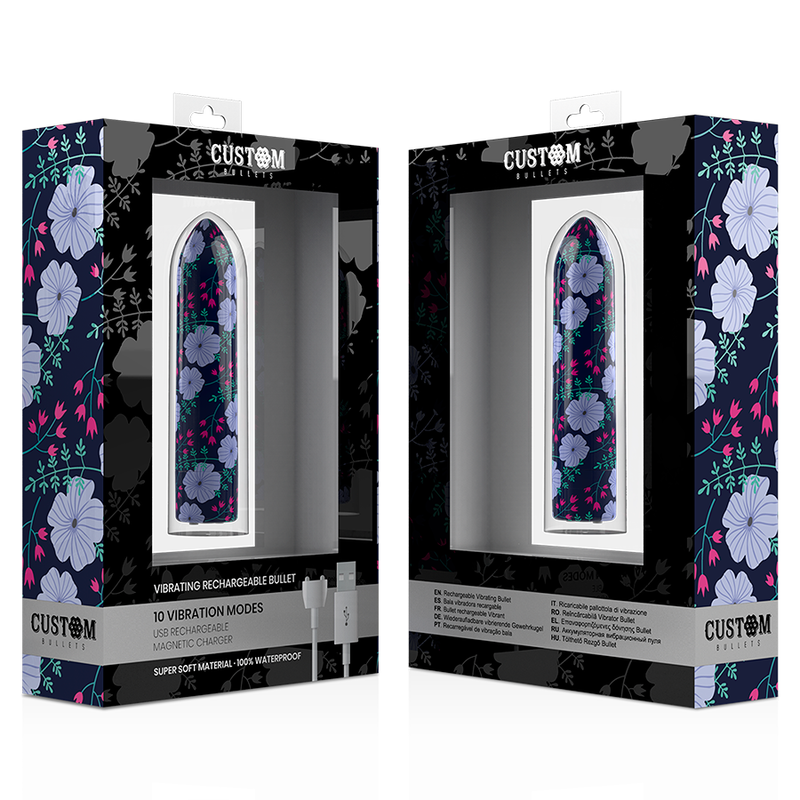 Bala Vibratória Recarregável com 10 Intensidades