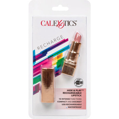 Vibrador Bala Discreto Hide & Play Rosa Suave Recarregável