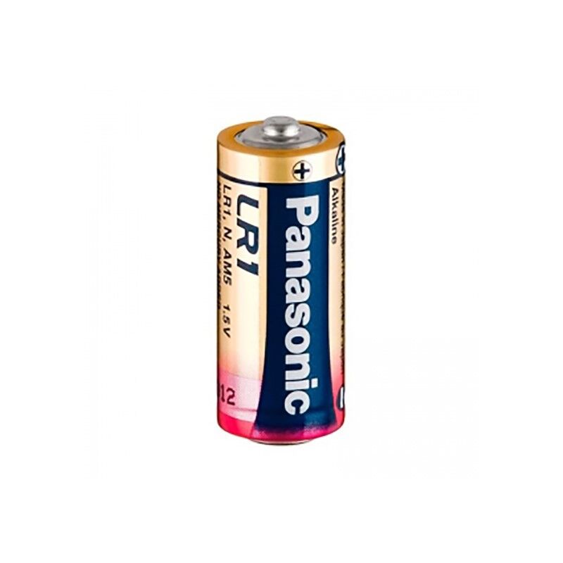 Bateria alcalina Panasonic LR1 1.5V blister 1 unidade para dispositivos eletrónicos