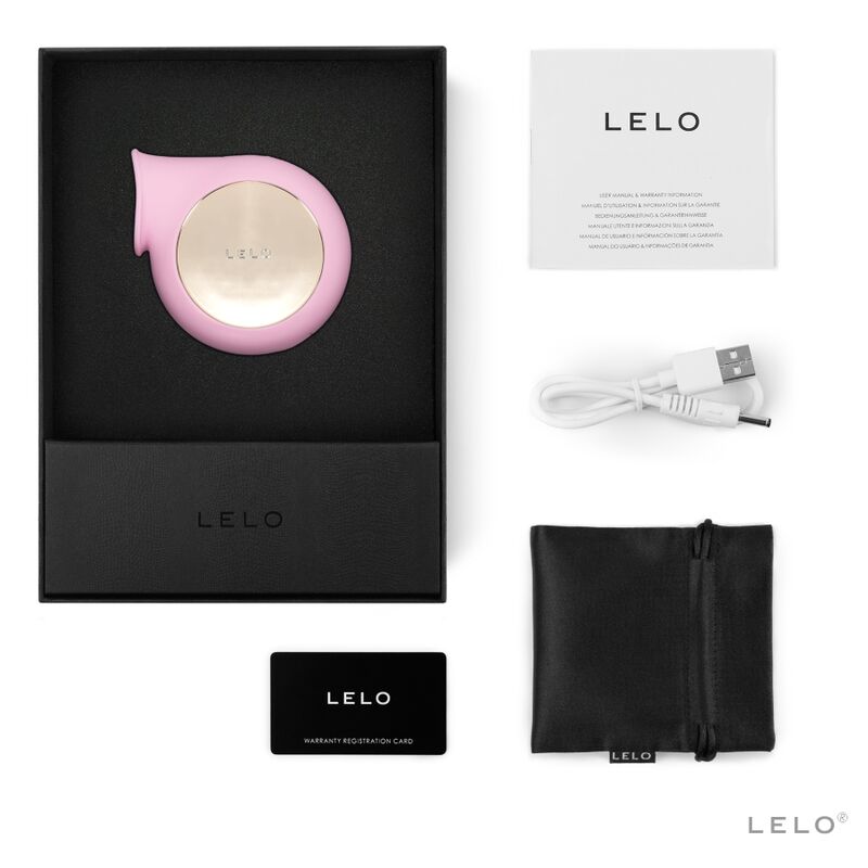 Close-up of the LELO Estimulador de Clitóris Sila Rosa, highlighting its soft silicone and ergonomic design.