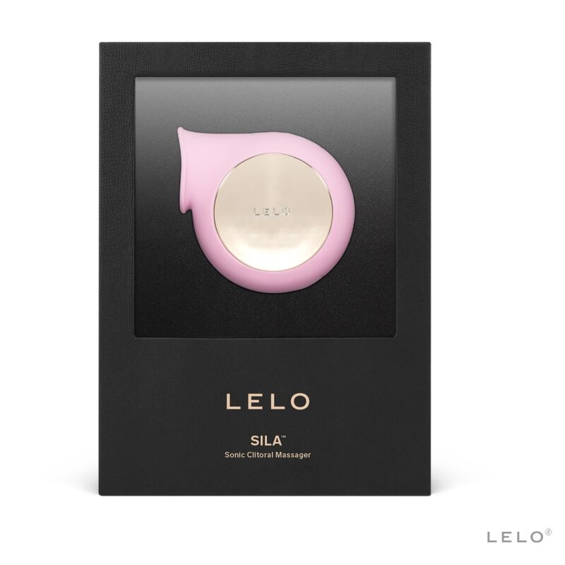 Close-up of the LELO Estimulador de Clitóris Sila Rosa, highlighting its soft silicone and ergonomic design.