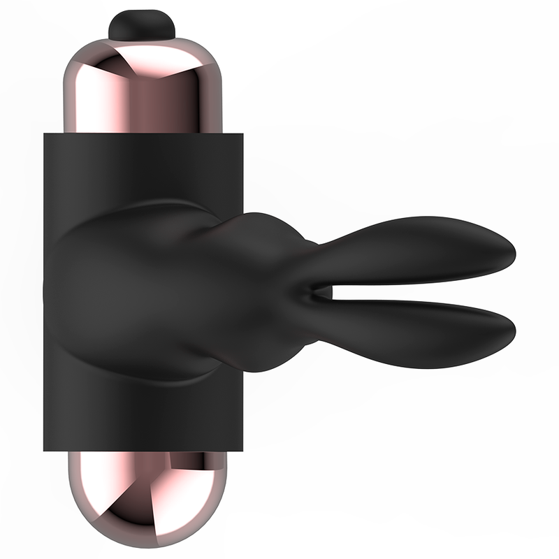 Anel vibratório COQUETTE CHIC DESIRE em preto e ouro para casais