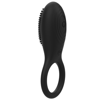 COQUETTE CHIC DESIRE Anel Peniano Vibratório com Controle Remoto Recarregável Preto/Ouro e sua bolsa de luxo.