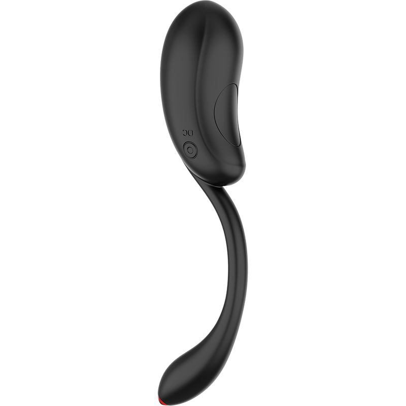 COQUETTE CHIC DESIRE Ovo Vibrante com Controle Remoto Recarregável em preto e ouro, destacando seu design elegante e discreto.