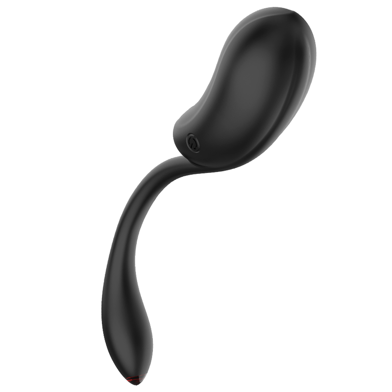 COQUETTE CHIC DESIRE Ovo Vibrante com Controle Remoto Recarregável em preto e ouro, destacando seu design elegante e discreto.