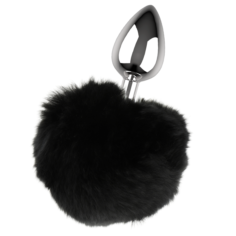 Close-up do COQUETTE CHIC DESIRE Plugue Anal Metal Tamanho L com cristal brilhante.