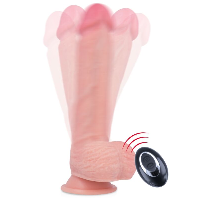 Detalhe do Vibrador Rockarmy Apache de Silicone Líquido com Controle Remoto.