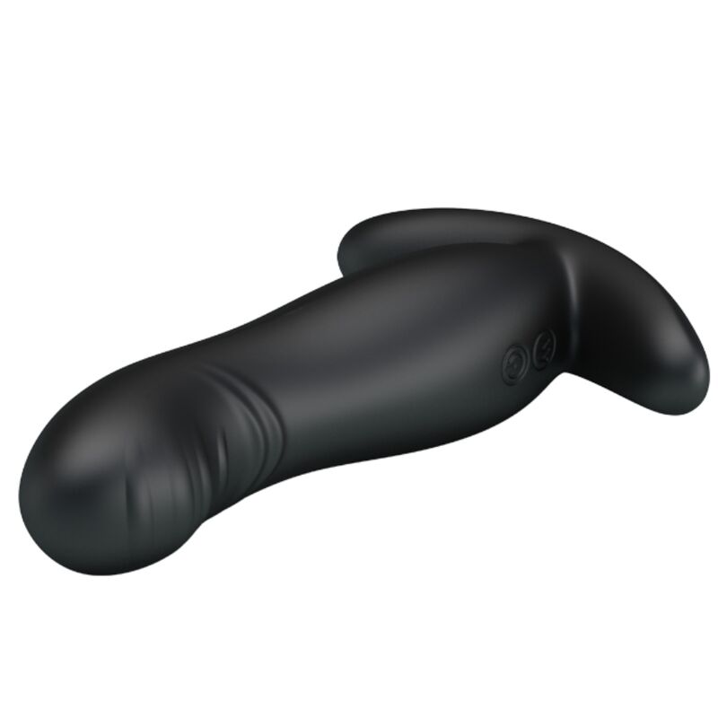 Imagem do MR PLAY Massageador de Próstata Preto Recarregável Vibratório de Silicone.