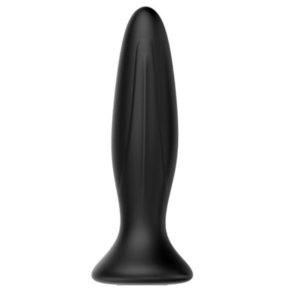 MR PLAY Plug Anal Vibrador Recarregável Preto com 12 Modos de Vibração