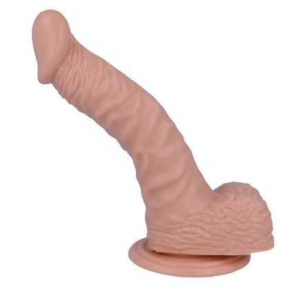 Dildo realista MR INTENSE de 19.8cm com ventosa, textura sedosa para prazer autêntico.