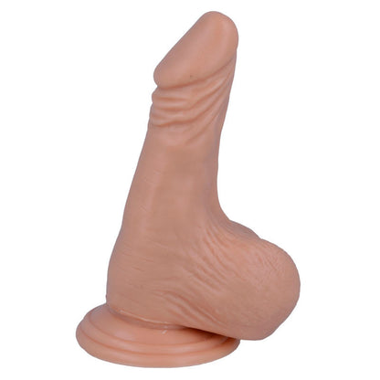 Close-up do Dildo Realista MR INTENSE 14.6 cm, mostrando sua textura suave e ventosa.