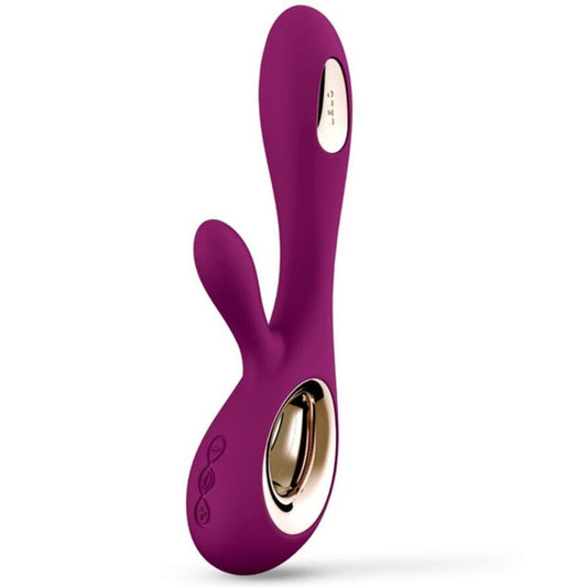 Vibrador Coelho LELO Soraya Wave Deep Rose com tecnologia WaveMotion para prazer duplo
