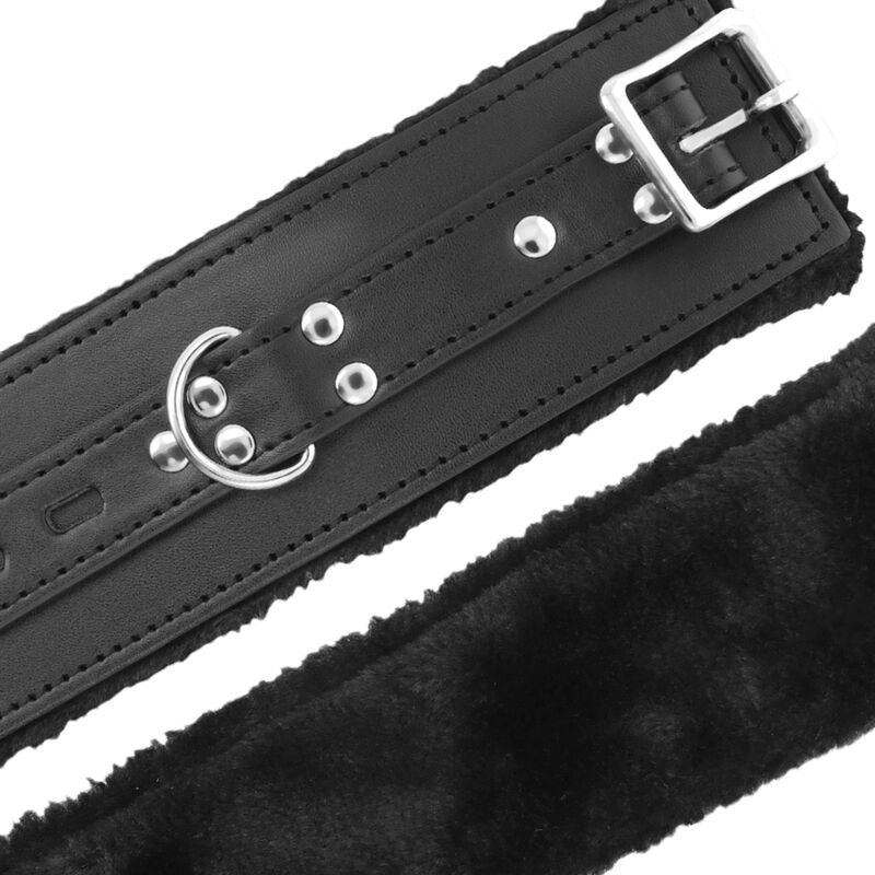 Algemas BDSM Darkness com forro preto ajustável