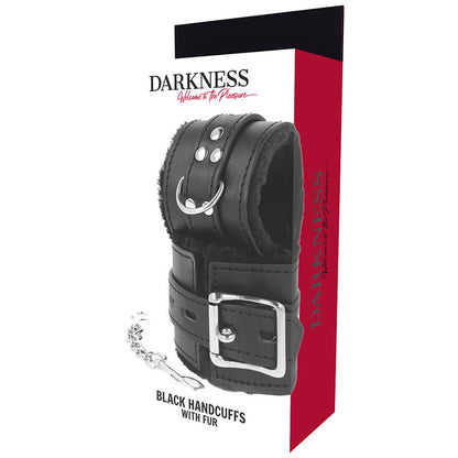 Algemas BDSM Darkness com forro preto ajustável