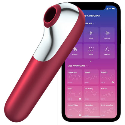 Satisfyer Vibrador e Succionador Dual Love com Ar Pulsado e App