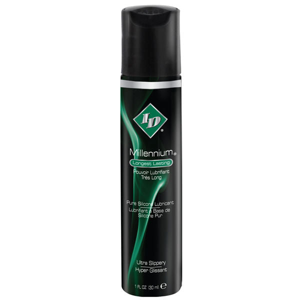 ID MILLENIUM Lubrificante de Silicone Longa Duração 30 ML para um deslizamento suave e prolongado.
