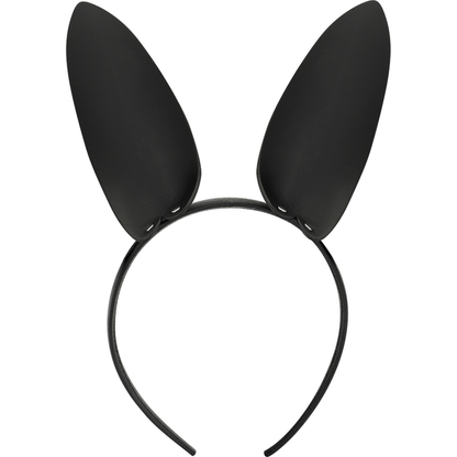 Bandolete COQUETTE CHIC DESIRE com orelhas de coelho em couro vegano, ideal para momentos sensuais e elegantes.