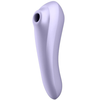 Satisfyer Vibrador Dual Pleasure Malva com design ergonómico, Air Pulse e ponta vibratória para ponto G.