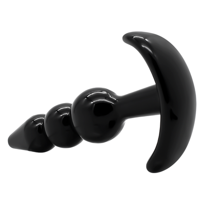 Close-up do Conjunto 4 Plugs Anais da Addicted Toys, mostrando os diferentes tamanhos e a flexibilidade do material.