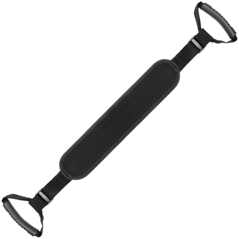 Fetish Submisive Arnês Doggy ajustável em neoprene e couro vegano para BDSM intenso.
