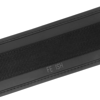 Fetish Submisive Arnês Doggy ajustável em neoprene e couro vegano para BDSM intenso.
