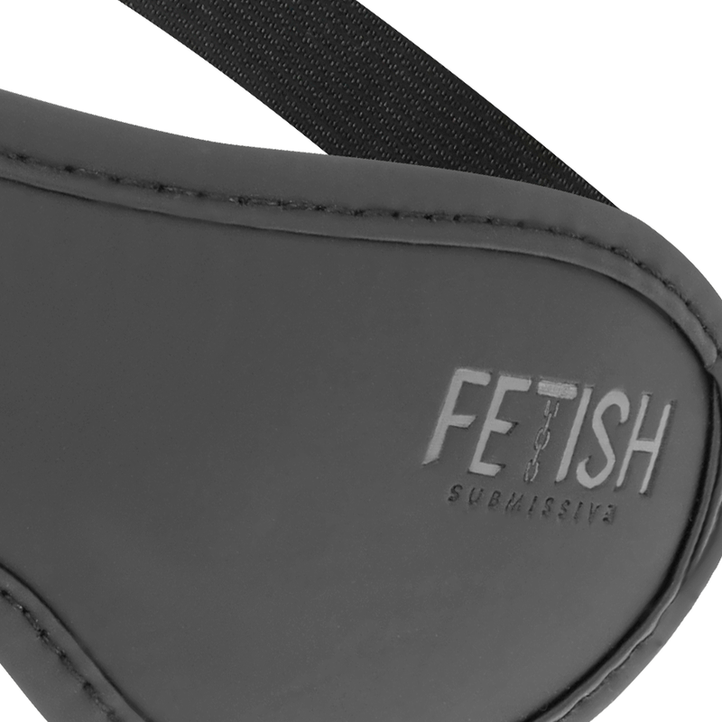 Máscara de Couro Vegano FETISH SUBMISSIVE com Forro de Neoprene para BDSM
