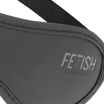 Máscara de Couro Vegano FETISH SUBMISSIVE com Forro de Neoprene para BDSM