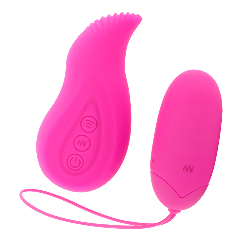 Close-up do Vibrador Duplo MORESSA Edgar Premium com Controle Remoto e seus detalhes.