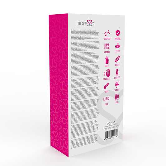 Close-up do Vibrador Duplo MORESSA Edgar Premium com Controle Remoto e seus detalhes.