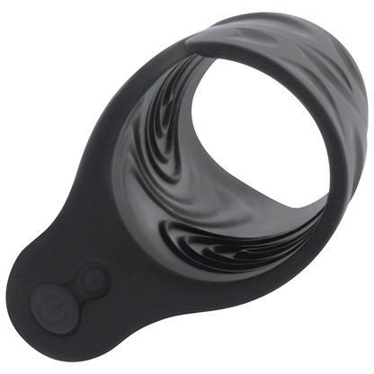 Close-up of the OHMAMA Masturbador Vibratório para Casais Recarregável showing its textured interior and ergonomic design.