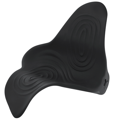 Close-up of the OHMAMA Masturbador Vibratório para Casais Recarregável showing its textured interior and ergonomic design.