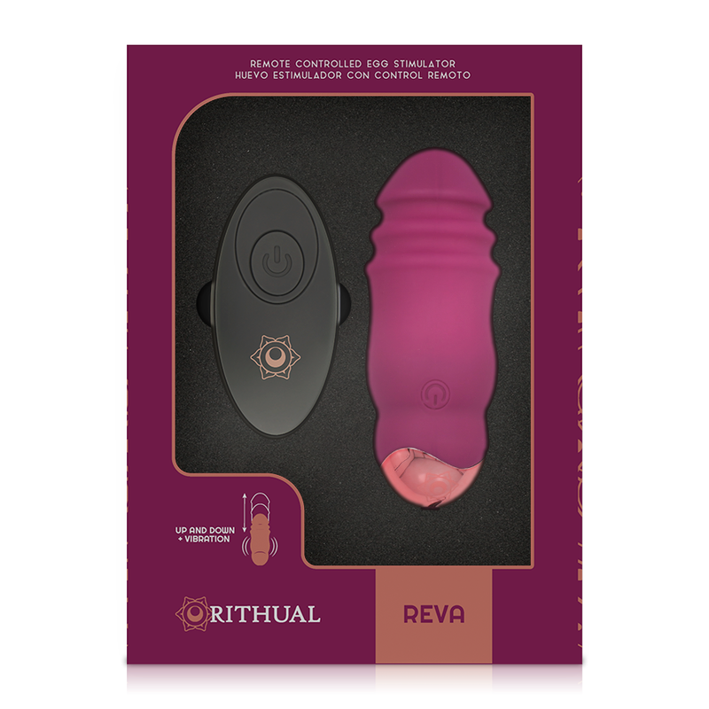 RITHUAL Reva Egg Bala Vibratória com Sistema Up&Down e Controlo Remoto