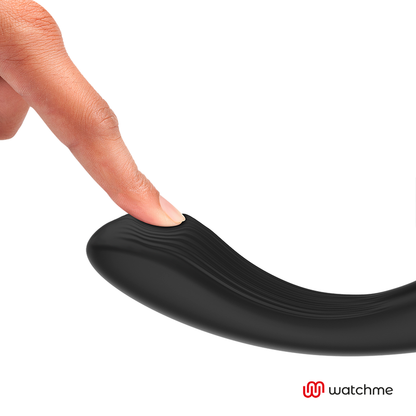 Vibrador ANNE'S DESIRE Curve Preto com tecnologia WATCHME para estimulação do Ponto G e clitóris.