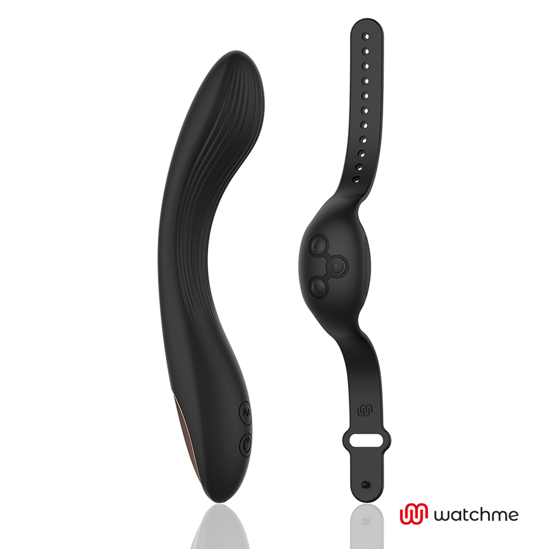 Vibrador ANNE'S DESIRE Curve Preto com tecnologia WATCHME para estimulação do Ponto G e clitóris.
