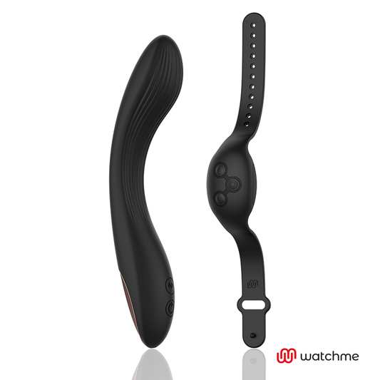 Vibrador ANNE'S DESIRE Curve Preto com tecnologia WATCHME para estimulação do Ponto G e clitóris.
