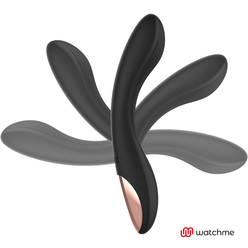 Vibrador ANNE'S DESIRE Curve Preto com tecnologia WATCHME para estimulação do Ponto G e clitóris.
