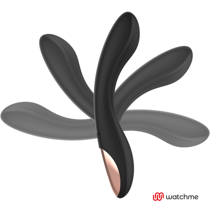 Vibrador ANNE'S DESIRE Curve Preto com tecnologia WATCHME para estimulação do Ponto G e clitóris.