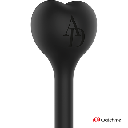 ANNE'S DESIRE EGG Vibrador com Controle Remoto WATCHME Preto, mostrando seu design compacto e elegante.