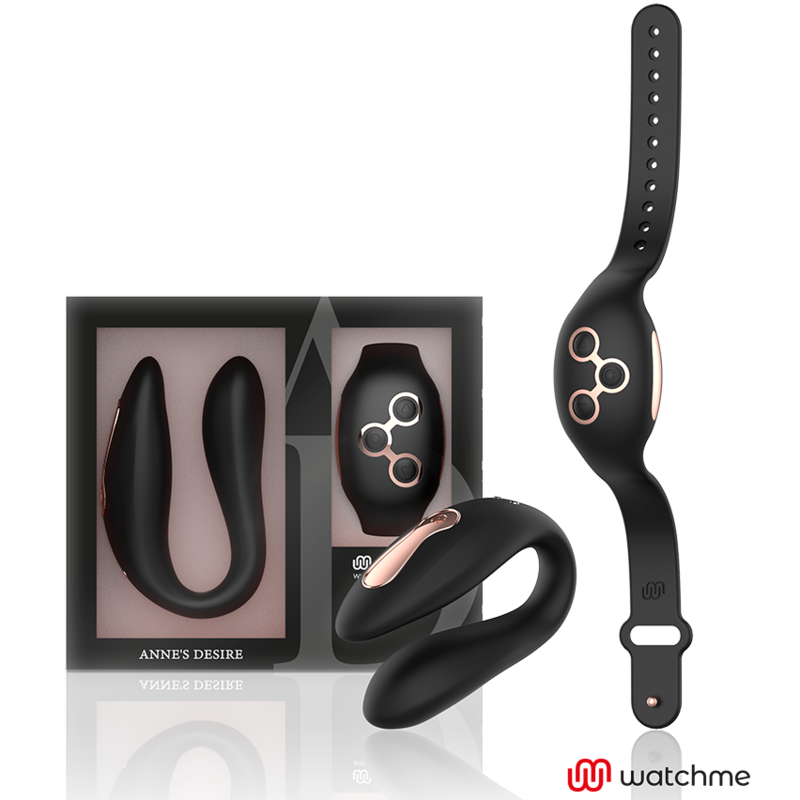 Vibrador para casais ANNE'S DESIRE Dual Pleasure com tecnologia WATCHME