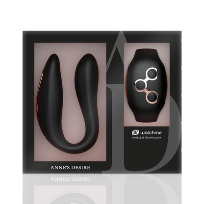 Vibrador para casais ANNE'S DESIRE Dual Pleasure com tecnologia WATCHME