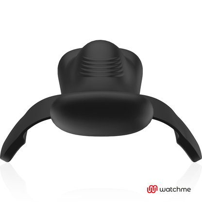 ANNE'S DESIRE Panty Vibrador Discreto WATCHME Preto/Ouro, mostrando seu design compacto e elegante.