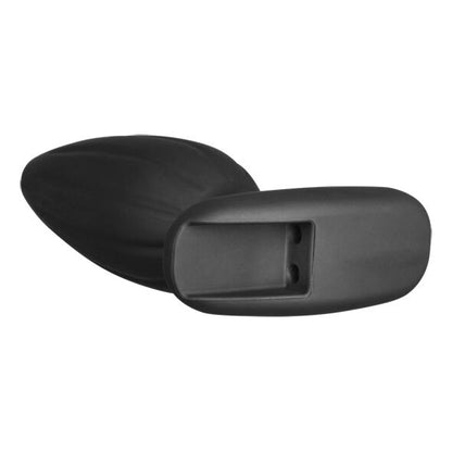 Plug Anal de Silicone Preto Rocker Médio