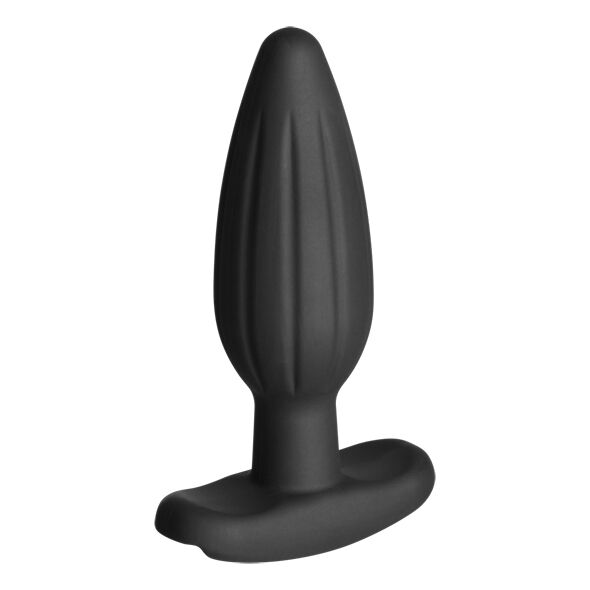 Plug Anal de Silicone Preto Rocker Médio