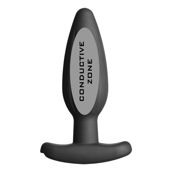 Plug Anal de Silicone Preto Rocker Médio