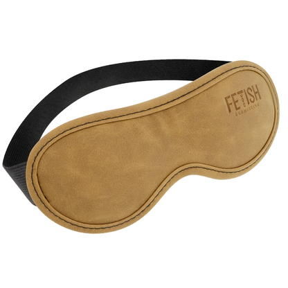 Detalhe da Máscara Fetish Submissive de Couro Vegano com Forro de Neoprene