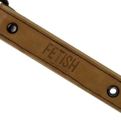 Mordaça respirável Fetish Submissive Origin em couro vegano para jogos BDSM