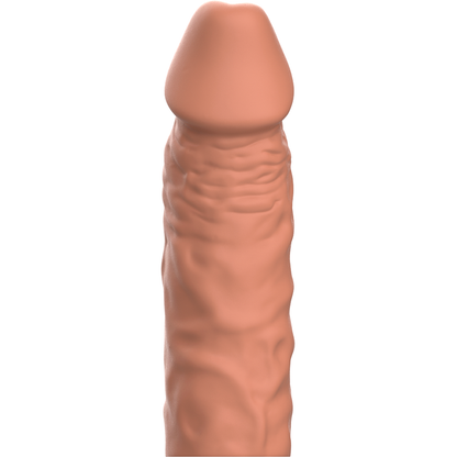 Extensão de Pénis VirilXL V5 Marrom de Silicone Líquido