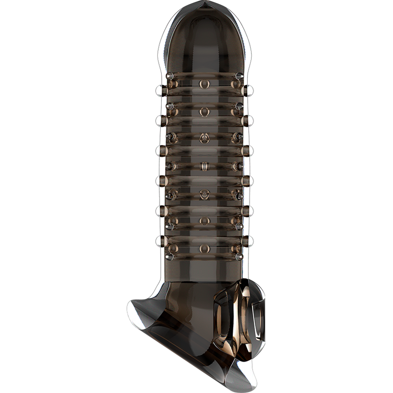 VIRILXL Extensão e Bainha para Pénis V15 Preta com textura e design ergonómico